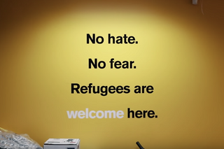NOMATIC team members supporting refugees during the holidays