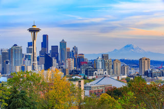 Seattle skyline and waterfront travel destination